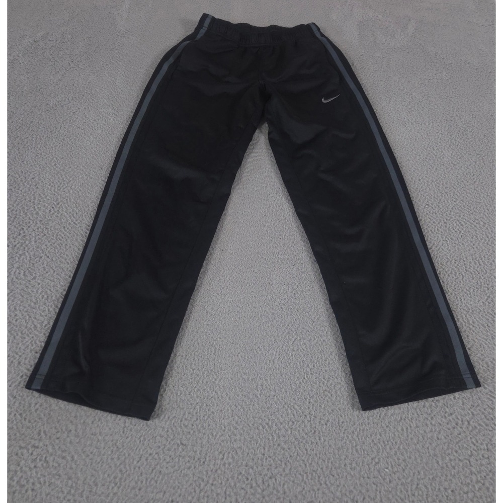 Nike Pants Mens Small Black Totality Dri-FIT Tapered Versatile‎ Grey Stripe Leg